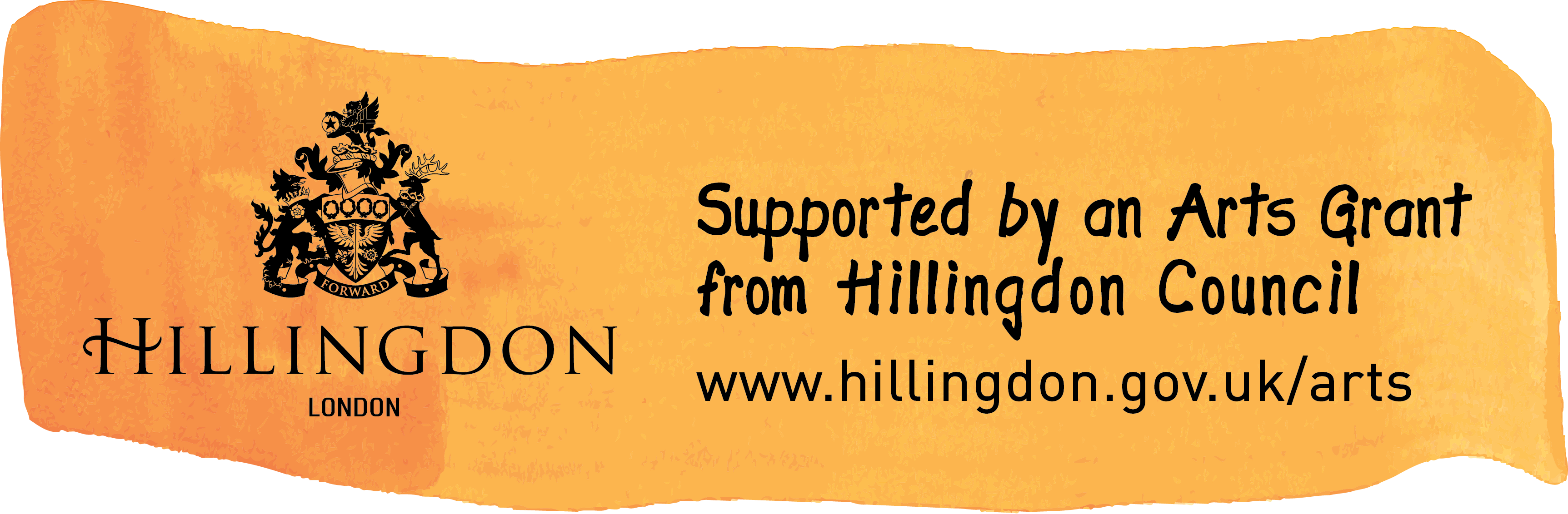 Supported by an arts grant from Hillingdon Council